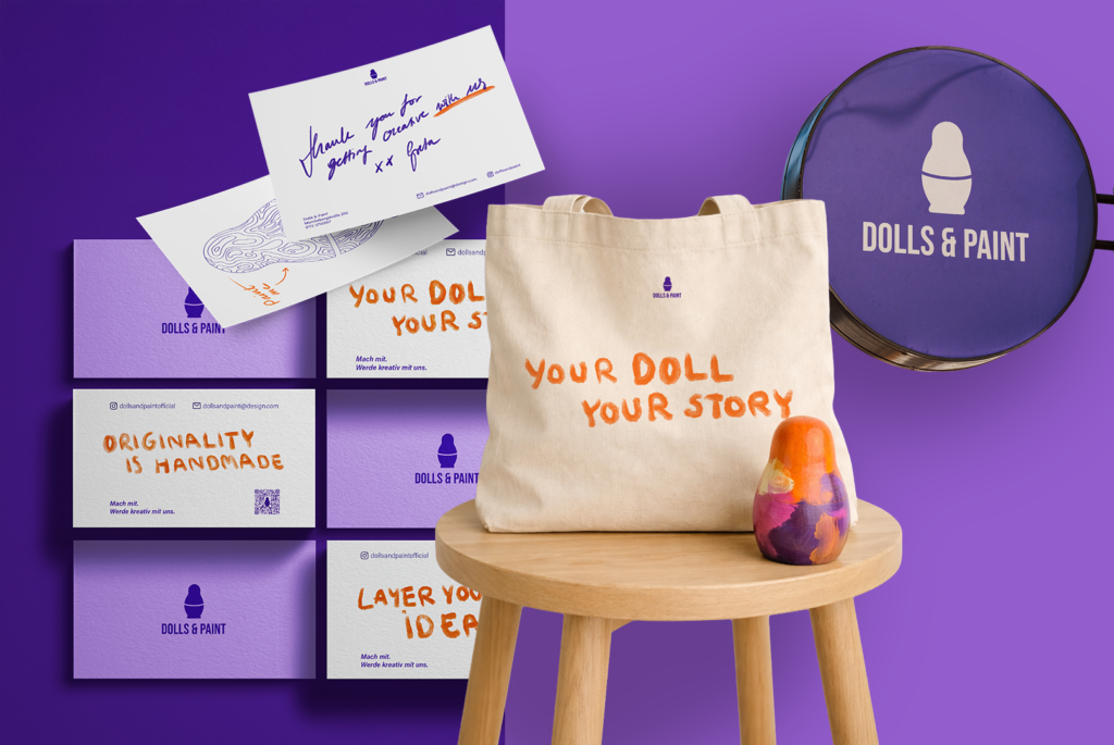 Branding eines fiktiven Pop Up Stores